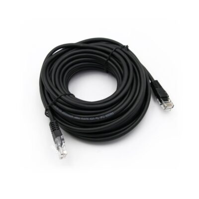 ΚΑΛΩΔΙΟ PATCH CORD UTP CAT5e ΧΑΛΚΟΥ CU 4x2x7*0.16mm 10m PRO ΜΑΥΡΟ 9-145101 FREDER