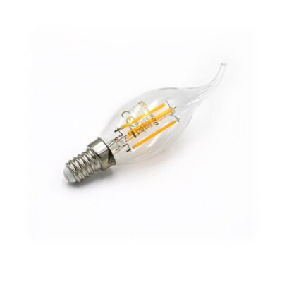LED ΛΑΜΠΑ COG ΚΕΡΑΚΙ ΔΙΑΦΑΝΟ ΜΕ ΜΥΤΗ Ε14 4W ΝΤΙΜΑΡΙΖ ΘΕΡΜΟ 13-140140029 LUMEN