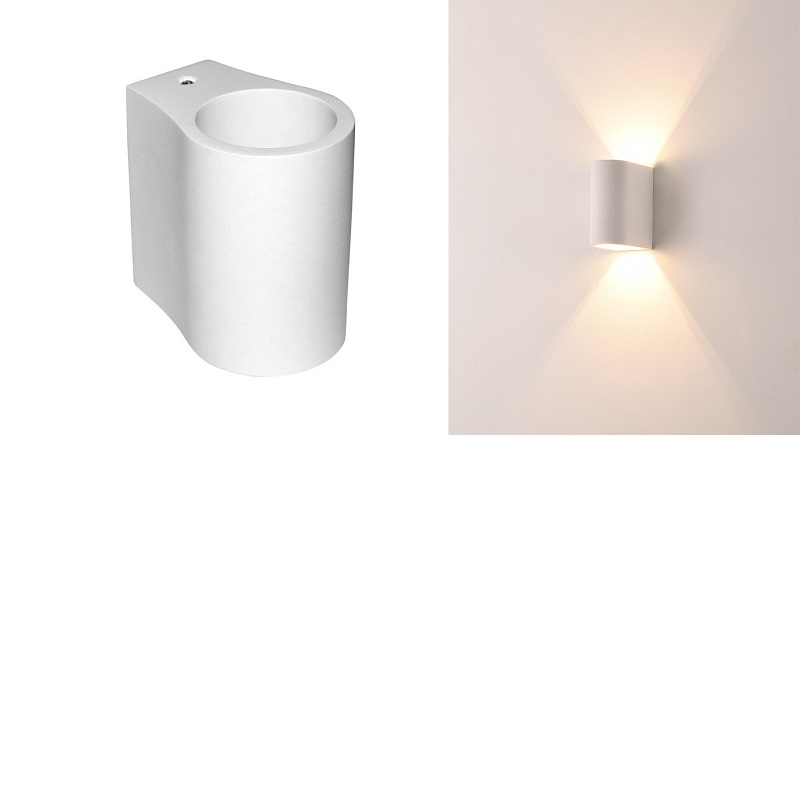 ΣΠΟΤ ΓΥΨΙΝΟ ΚΥΛΙΝΔΡΟΣ UP DOWN G9 70*100*100mm(h) 21-11019 LUMEN