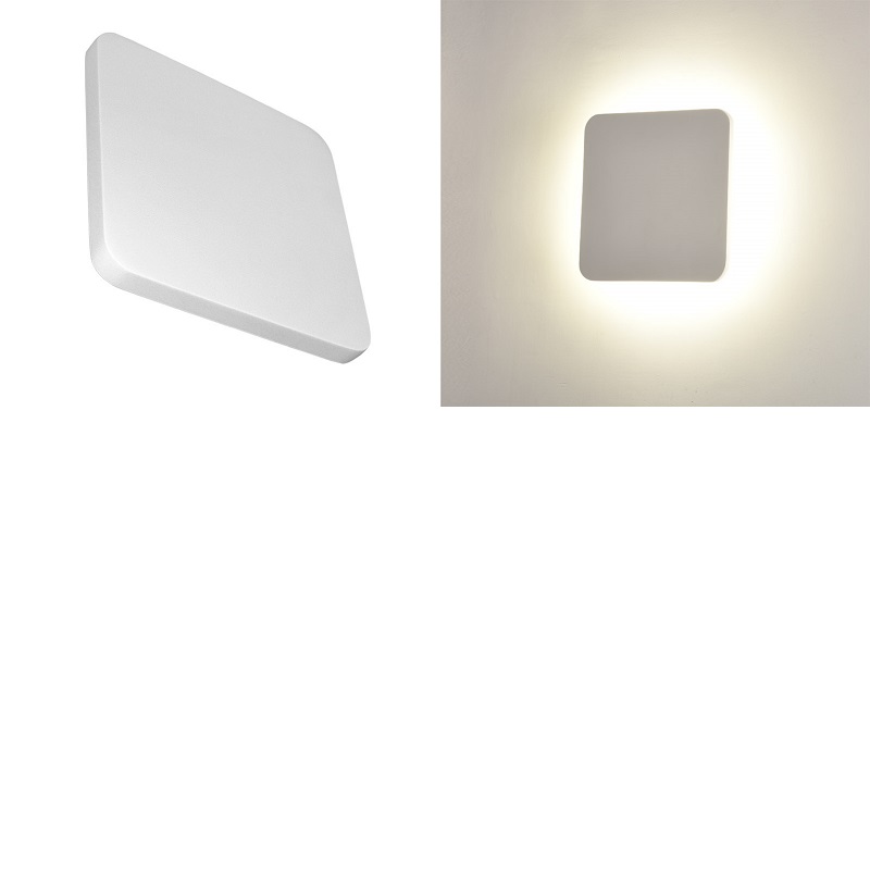 ΑΠΛΙΚΑ ΓΥΨΙΝΗ ΤΕΤΡΑΓΩΝΗ ΕΜΜΕΣΟΥ ΦΩΤΙΣΜΟΥ LED 6W 150x150h:45 21-11027 LUMEN