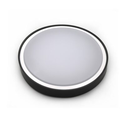LED ΠΛΑΦΟΝΙΕΡΑ PC ΣΤΡΟΓΓΥΛΗ Φ360mm 28W 4000K IP65 ΓΡΑΦΙΤΗΣ 21-02811 LUMEN