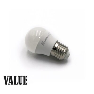 LED ΛΑΜΠΑ ΣΦΑΙΡΙΚΟ Ε27 7W 230V ΛΕΥΚΟ 4000Κ VALUE 13-2781271 LUMEN