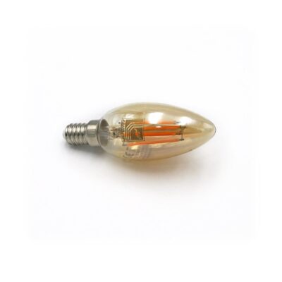 LED ΛΑΜΠΑ COG ΚΕΡΑΚΙ Ε14 4W 230V ΜΕΛΙ 2200K 13-1406400 LUMEN
