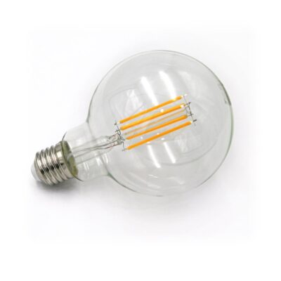 LED ΛΑΜΠΑ COG GLOBE Φ95 ΔΙΑΦΑΝΟ Ε27 12W 230V ΘΕΡΜΟ 13-2711001200 LUMEN