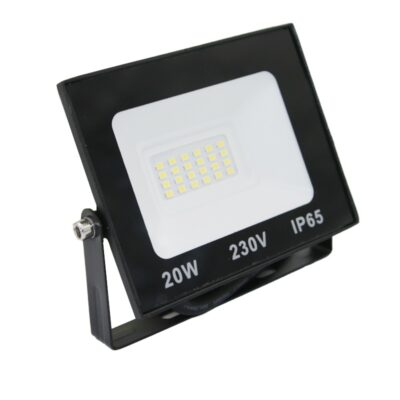 ΠΡΟΒΟΛΕΑΣ LED-SMD 20W 230V 3000K IP65 ΜΑΥΡΟΣ 3-3820100 LUMEN