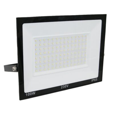 ΠΡΟΒΟΛΕΑΣ LED-SMD 100W 230V 3000K IP65 ΜΑΥΡΟΣ 3-380100100 LUMEN