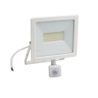 ΠΡΟΒΟΛΕΑΣ LED-SMD 50W ΜΕ ΑΝΙΧΝΕΥΤΗ ΚΙΝΗΣ.4100K IP65 ΛΕΥΚΟΣ 3-390501 LUMEN