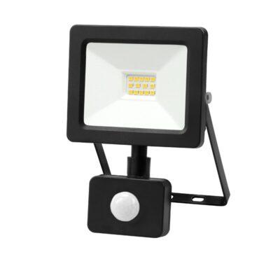 ΠΡΟΒΟΛΕΑΣ LED SMD 10W ΜΕ ΑΝΙΧΝΕΥΤΗ ΚΙΝΗΣ.4100K IP65 ΜΑΥΡΟΣ 3-3901011 LUMEN