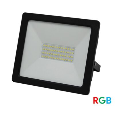 ΠΡΟΒΟΛ.LED-SMD RGB 24VDC 50W 4ΚΑΛΩΔ.ΧΡΕΙΑΖ.CONTROL ΜΑΥΡΟΣ 3-39502499 LUMEN
