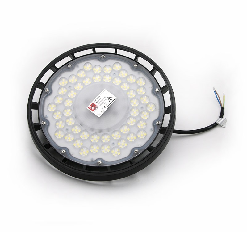 LED ΚΑΜΠΑΝΑ ΑΛΟΥΜΙΝΙΟΥ UFO 150W 230V 4000K ΜΑΥΡΗ 3-9021501 LUMEN