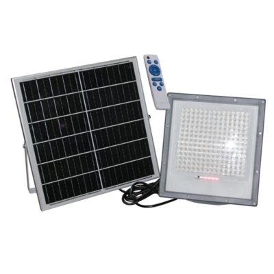 ΗΛΙΑΚΟΣ ΠΡΟΒΟΛΕΑΣ LED 150W IP66 ME ΦΩΤΟΚΥΤΤΑΡΟ & ΤΗΛΕΧ.1500Lm 4000K ΓΚΡΙ 5-015011 LUMEN
