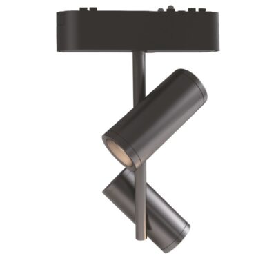 LED ΣΠΟΤ ΡΑΓΑΣ ΜΙΝΙ 2x8W 40VDC 15° 4000K ΜΑΥΡΟ 22-26161511 LUMEN