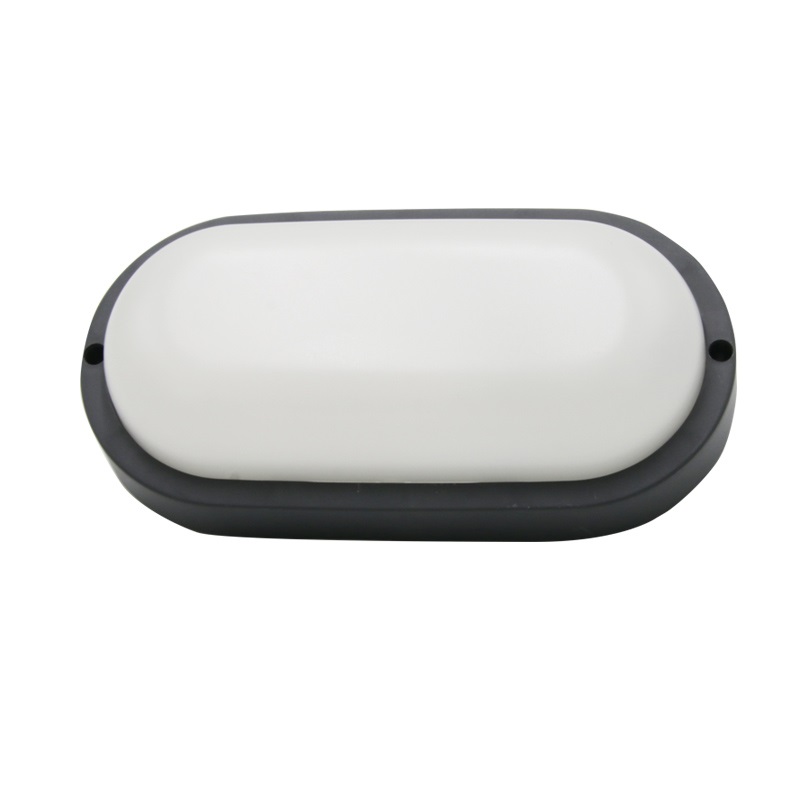 LED ΑΠΛΙΚΑ PC ΟΒΑΛ 205x105mm 12W 4000K IP54 ΓΚΡΙ ΣΚΟΥΡΟ 21-2051211 LUMEN
