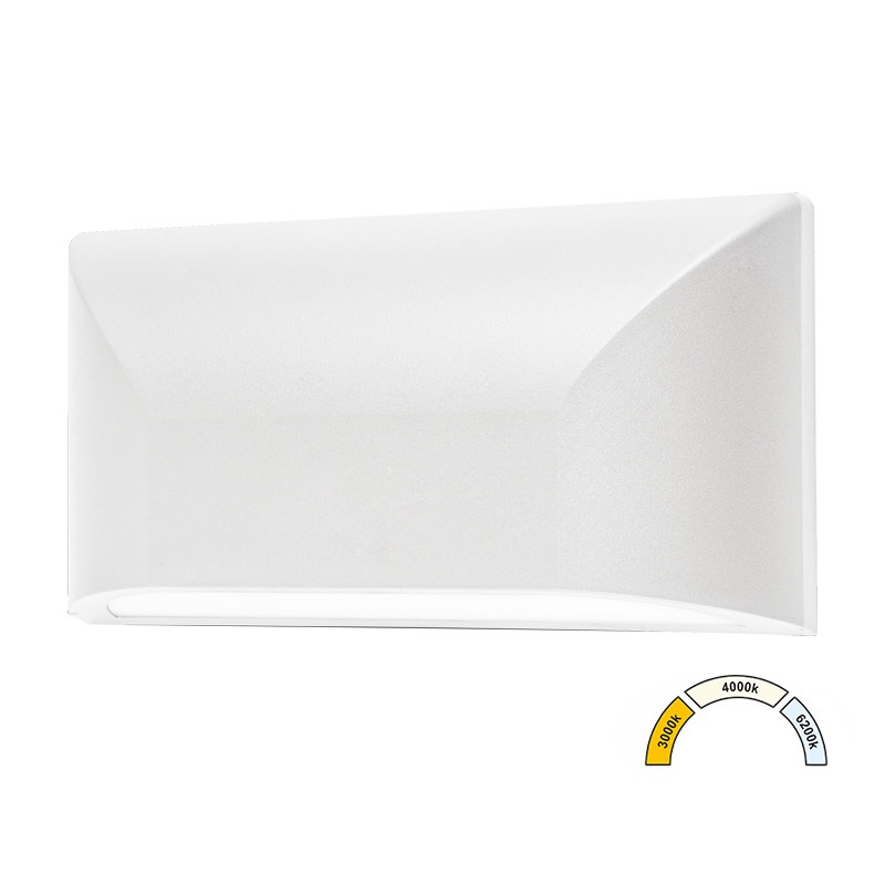 LED ΦΩΤΙΣΤΙΚΟ ΕΠΙΤΟΙΧΟ ΟΒΑΛ ΜΟΝΗΣ ΚΑΤΕΥΘ. 6W IP65 ΛΕΥΚΟ 9-96608 LUMEN