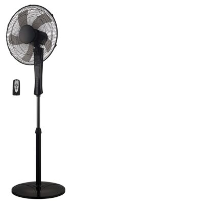 ΑΝΕΜΙΣΤΗΡΑΣ ΟΡΘΟΣΤ.Φ40cm 45W 5 ΠΤΕΡ.+ΤΗΛΕΧΕΙΡΙΣΤΗΡΙΟ ΜΑΥΡΟΣ 18-111 LUMEN