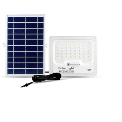 ΠΡΟΒΟΛΕΑΣ ΗΛΙΑΚΟΣ LED ΜΕ ΤΗΛΕΧΕΙΡΙΣΤΗΡΙΟ 10W 6500K IP65 ΛΕΥΚΟΣ LSL-10AF GEYER