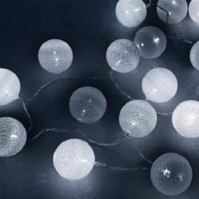 COTTON BALLS 20xLED 0.9W GLAMOUR 4.5V 27-00437