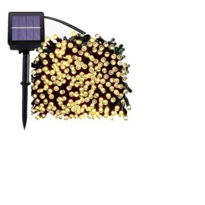 ΦΩΤΙΣΤΙΚΟ ΗΛΙΑΚΟ 100led 8 ΠΡΟΓΡΑΜΜΑΤΑ IP44 ΘΕΡΜΟ ΛΕΥΚΟ 47-00001 FOS_ME