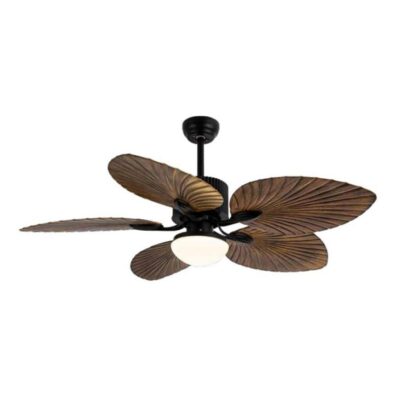 ΑΝΕΜΙΣΤΗΡΑΣ ΟΡΟΦΗΣ  + ΤΗΛΕΧΕΙΡΙΣΤΗΡΙΟ LED DC30W 52" ΜΑΥΡΟ/ΚΑΦΕ  02-00322 LINEME