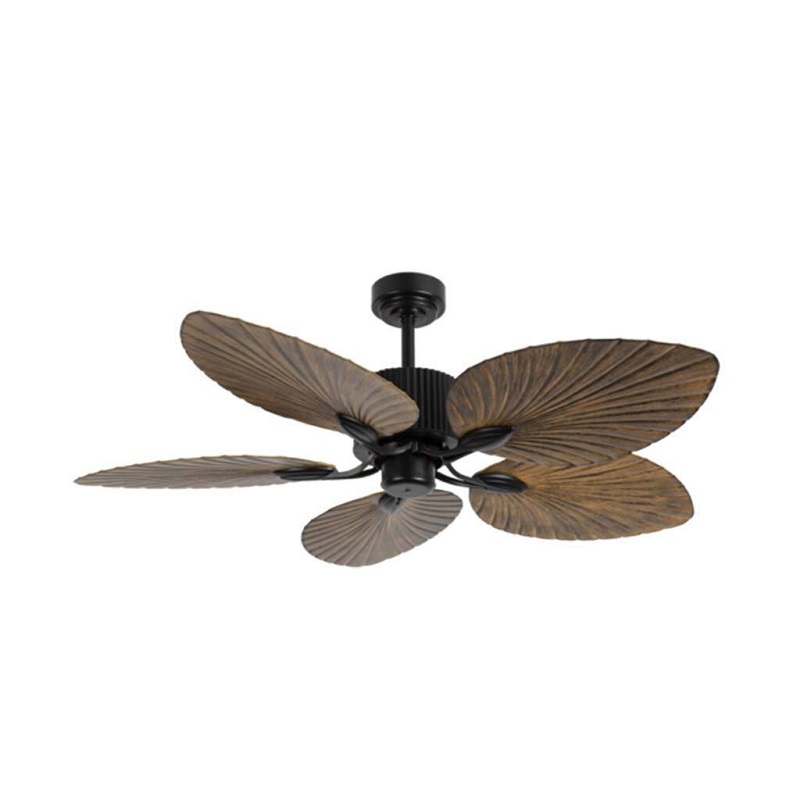 ΑΝΕΜΙΣΤΗΡΑΣ ΟΡΟΦΗΣ + ΤΗΛΕΧΕΙΡΙΣΤΗΡΙΟ LED DC30W 52" ΜΑΥΡΟ/ΚΑΦΕ 02-00323 LINEME