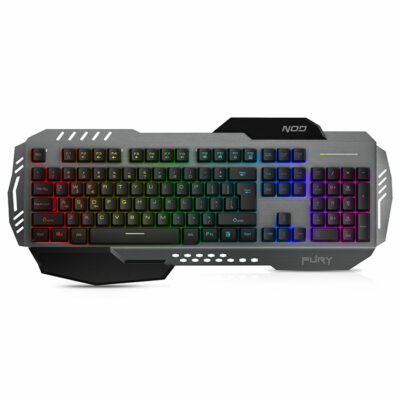 ΕΝΣΥΡΜΑΤΟ  GAMING ΠΛΗΚΤΡΟΛΟΓΙΟ ΜΕ RGB  LED  ΟΠΙΣΘΙΟ  ΦΩΤΙΣΜΟ   NOD FURY