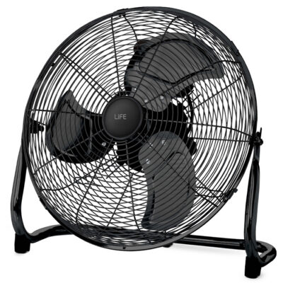 ΕΠΙΔΑΠΕΔΙΟΣ ΑΝΕΜΙΣΤΗΡΑΣ 100W  MELTEMI MYSTERY ΜΑΥΡΟΣ LIFE