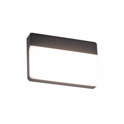 LED SMD WALL LUMINAIRE 13W 650LM 120° 230V AC 3.000K DARK GREY CRI80 IP65 30.000HRS