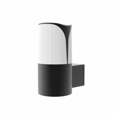 E27 WALL LUMINAIRE 230V AC DARK GREY IP54 MAX.23W