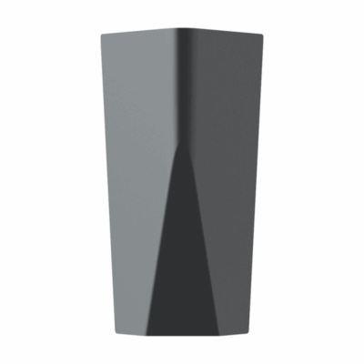 LED SMD WALL LUMINAIRE 11W 370LM 140° 230V AC 3.000K DARK GREY CRI80 IP65 30.000HRS