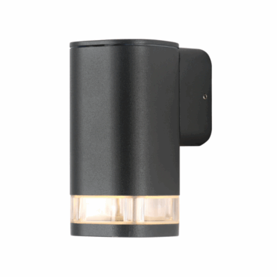 GU10 WALL LUMINAIRE 230V AC DARK GREY IP54 MAX.35W