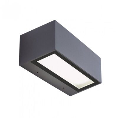 ΑΠΛΙΚΑ UP-DOWN LED 2x13W 3000K ΣΚΟΥΡΟ ΓΚΡΙ Ε261 ZAMBELIS