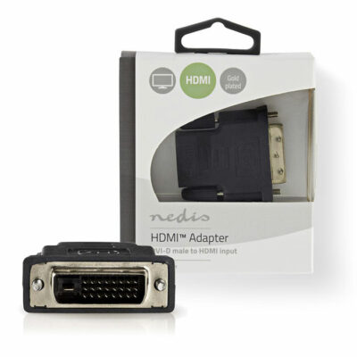 ΑΝΤΑΠΤΟΡΑΣ DVI-D 24+1P ΑΡΣ.-HDMI ΘΗΛ. ME ΕΠΙΧΡΥΣΕΣ ΕΠΑΦΕΣ  NEDIS CVBW34912AT