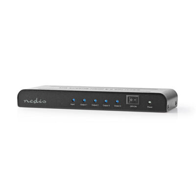 Splitter HDMI 4 θυρών, με λειτουργία EDID και με υποστήριξη 4Κ και 3D. VSPL3474AT NEDIS