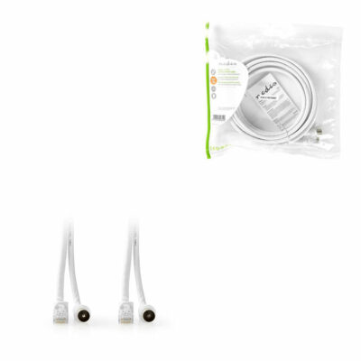 Συνδυασμός καλωδίων IEC (Coax) αρσ. - RJ45 CAT6 και IEC (Coax) θηλ - RJ45 CAT6, 3.00m.