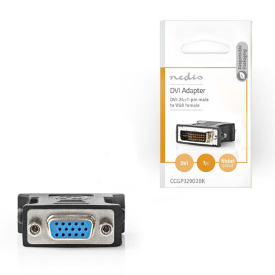 ΑΝΤΑΠΤΟΡΑΣ  DVI-I DUAL ΑΡΣ.-VGA ΘΗΛ.  NEDIS CCGP32902BK