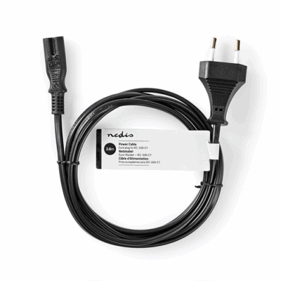 ΚΑΛΩΔΙΟ ΤΡΟΦΟΔΟΣΙΑΣ ΟΧΤΑΡΑΚΙ 2m ΜΑΥΡΟ CEGT11040BK20 NEDIS