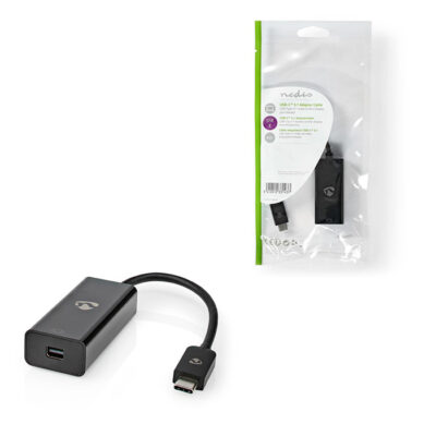 ΜΕΤΑΤΡΟΠΕΑΣ  USB 3.2 Gen 2x1 Type-C ΑΡΣ.- MINI DISPLAYPORT ΜΕ ΕΝΣΩΜΑΤΩΜΕΝΟ ΚΑΛΩΔΙΟ 0.20m   NEDIS