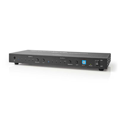 HDMI Matrix Switch 6 θυρών, 4 είσοδοι σε 2 εξόδους, με υποστήριξη 4K@60Hz και 3D.  VMAT3482AT NEDIS