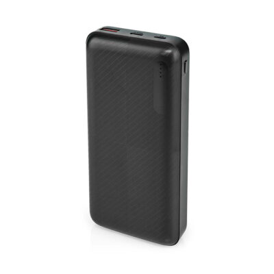 POWER BANK 20.000mAh ΜΕ 2 ΕΞΟΔΟΥΣ USB ΜΑΥΡΟ UPBKPD20000BK NEDIS