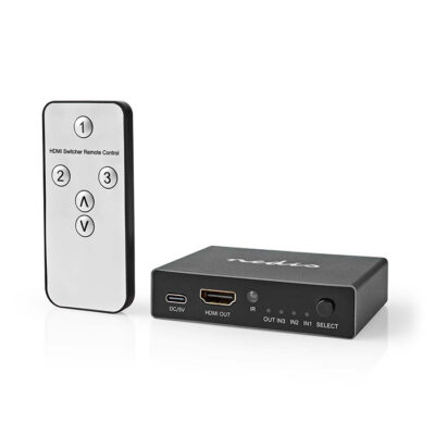 HDMI Switch 3 θυρών, με υποστήριξη 8K @ 60Hz. VSWI3493AT NEDIS