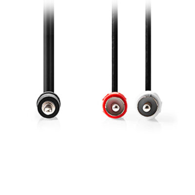Καλώδιο ήχου 3,5mm stereo αρσ. - 2x RCA αρσ., 5.00m.   CAGL22200BK50 NEDIS