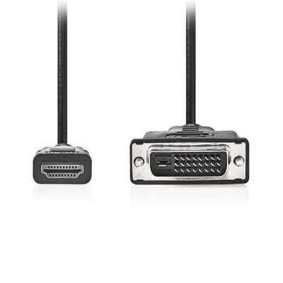ΚΑΛΩΔΙΟ HIGH SPEED  HDMI  ΑΡΣ.-DVI-D 24+1-PIN ΑΡΣ. 3.00m  ΣΕ ΜΑΥΡΟ ΧΡΩΜΑ  NEDIS CCGL34800BK30