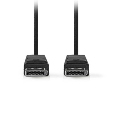 ΚΑΛΩΔΙΟ DISPLAYPORT ΑΡΣ-DISPLAY ΑΡΣ 2.00m  ΣΕ ΜΑΥΡΟ ΧΡΩΜΑ  NEDIS CCGL37010BK20