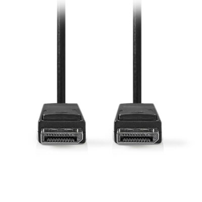 ΚΑΛΩΔΙΟ  DISPLAYPORT ΑΡΣ-DISPLAYPORT ΑΡΣ 3.00m  ΣΕ ΜΑΥΡΟ ΧΡΩΜΑ  NEDIS CCGL37010BK30