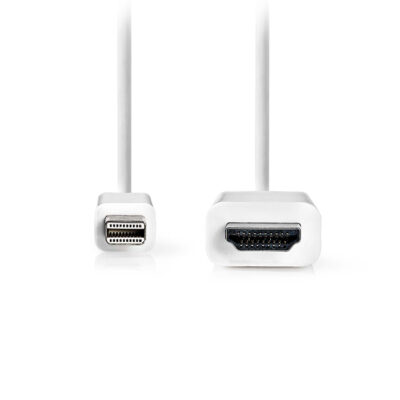 ΚΑΛΩΔΙΟ MINI DISPLAYPORT 1.2ΑΡΣ-HDMI ΑΡΣ 2.00m ΣΕ ΛΕΥΚΟ ΧΡΩΜΑ  NEDIS CCGL37600WT20