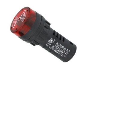 ΒΟΜΒΗΤΗΣ ΠΙΝΑΚΟΣ Φ22 + LED 12V AC/DC AD22-22MSD