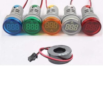 ΑΜΠΕΡΟΜΕΤΡΟ Φ22 100Α 380V AC ΚΙΤΡΙΝΟ AD16-22DS