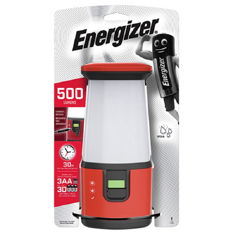 Φανάρι κατασκήνωσης Energizer Camping 360° με 3 LED και φωτεινότητα 500 lumens ENERGIZER