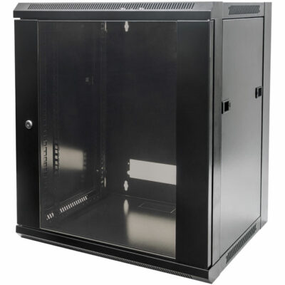 ΕΠΙΤΟΙΧΙΑ ΚΑΜΠΙΝΑ  19", 12U (570x600mm) FLATPACK ΣΕ ΜΑΥΡΟ ΧΡΩΜΑ  INT 711883 FLATPACK