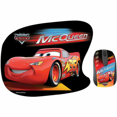 ΣΕΤ MINI ΠΟΝΤΙΚΙ ΚΑΙ MOUSEPAD  ΜΕ ΜΟΤΙΒΟ  CARS  1000DPI  DSY TP1001